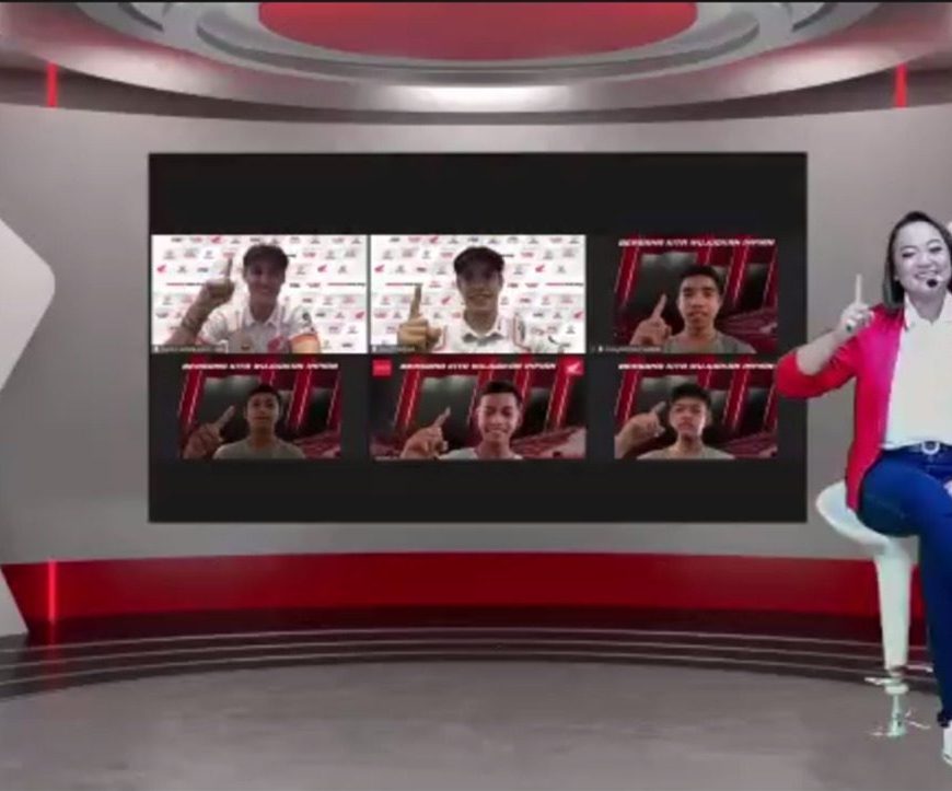 positif virtual Meet & Greet yang diselenggarakan PT Astra Honda Motor (AHM) menyambut GP Mandalika pada Kamis, 17 Maret 2022.