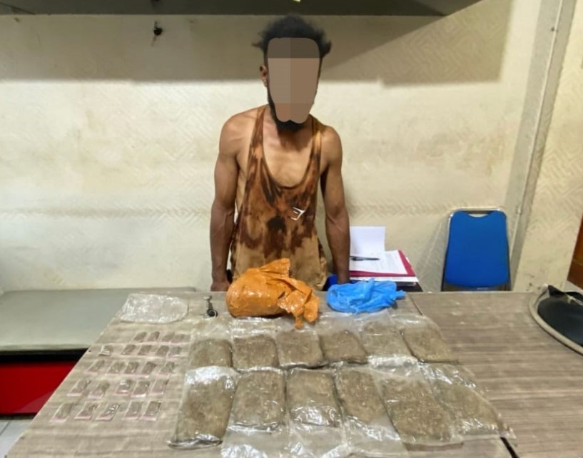 Pelaku pemilik ganja inisial YW